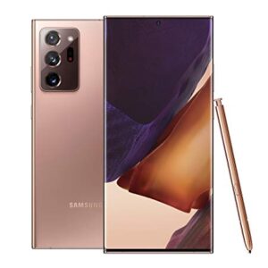 Samsung Galaxy Note 20 Ultra 5G Factory Unlocked Android Cell Phone 128GB US Version Mobile Gaming Smartphone Long-Lasting Battery, Mystic Bronze